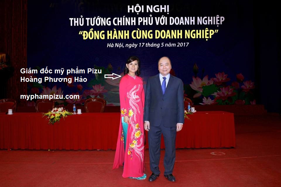 Mỹ phẩm Pizu diện kiến thủ tướng